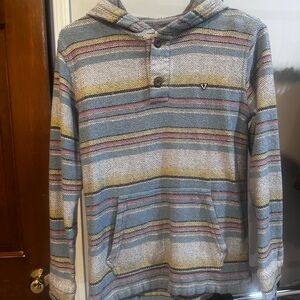 VISSLA Multicolor Striped Hoodie